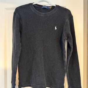 Ralph Lauren Dark Gray Knit Sweater